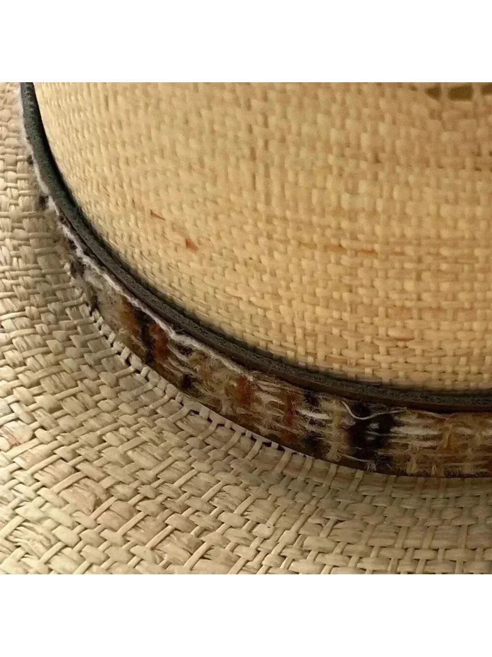 The Great Western Feather Straw Cowboy Cowgirl Hat Unisex, Country, Coachella, - Picture 10 of 16